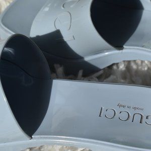 Authentic Blue Gucci Slides